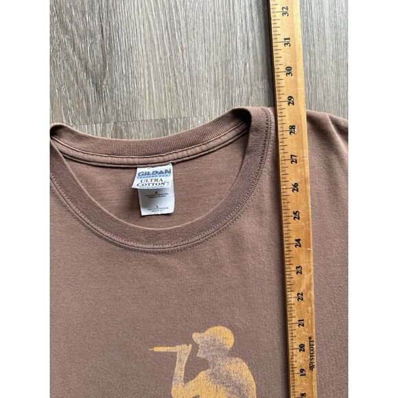 Vintage 90s Limp Bizkit Fred Durst Nu Metal Band Tee Rare Promo Brown Large - Picture 14 of 14